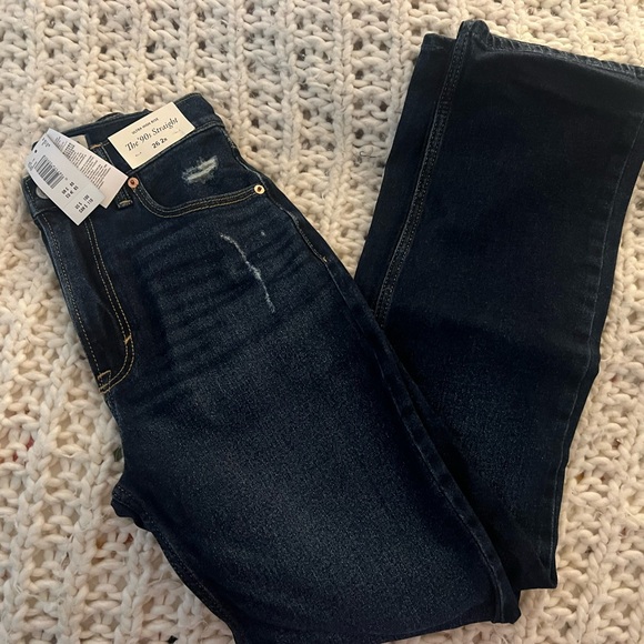 Abercrombie & Fitch Denim - Abercrombie & Fitch Dark Indigo Straight Leg Jeans
